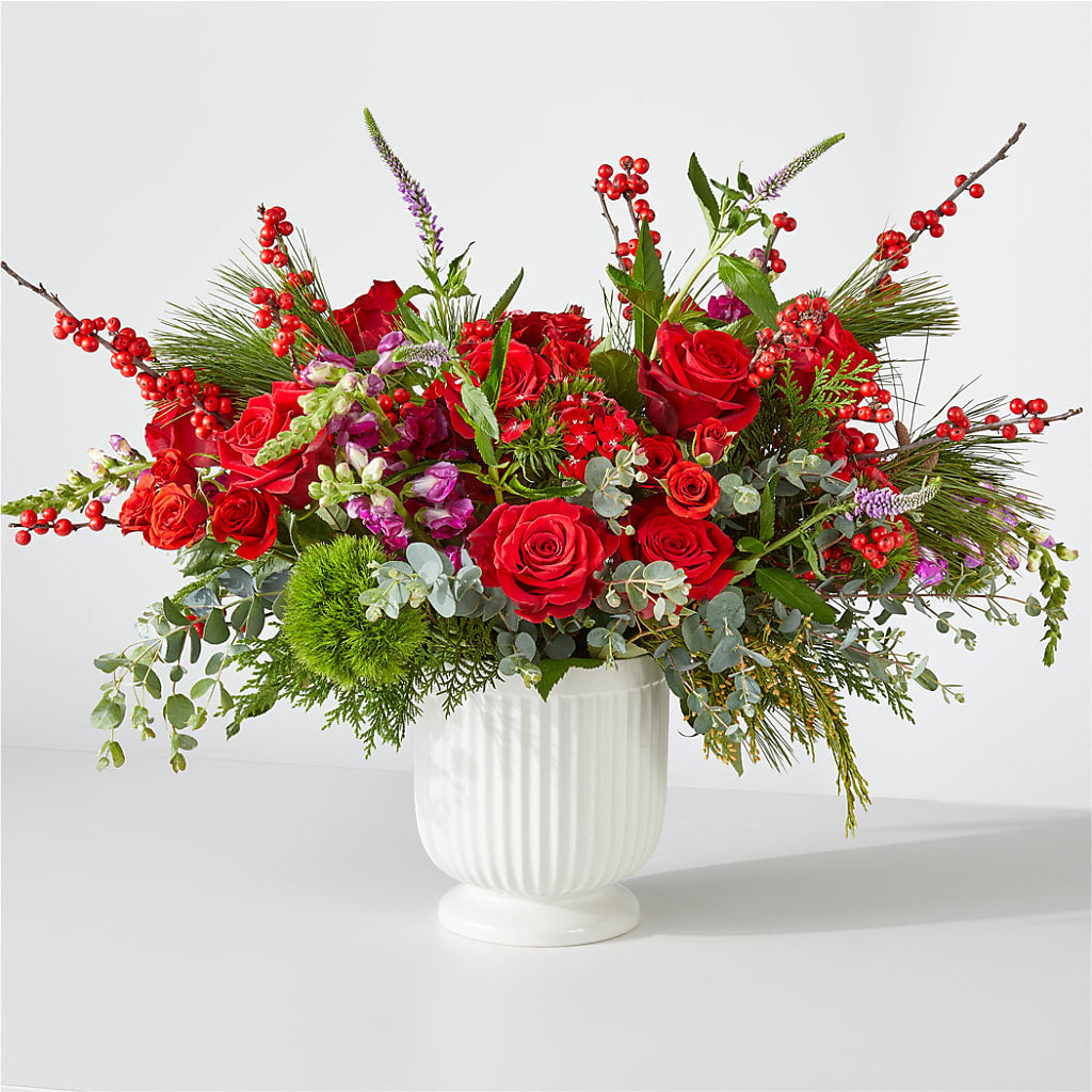 Big Red Bow Bouquet – FELTY-ROLAND FLORIST & PLANT INC, Elizabethton TN