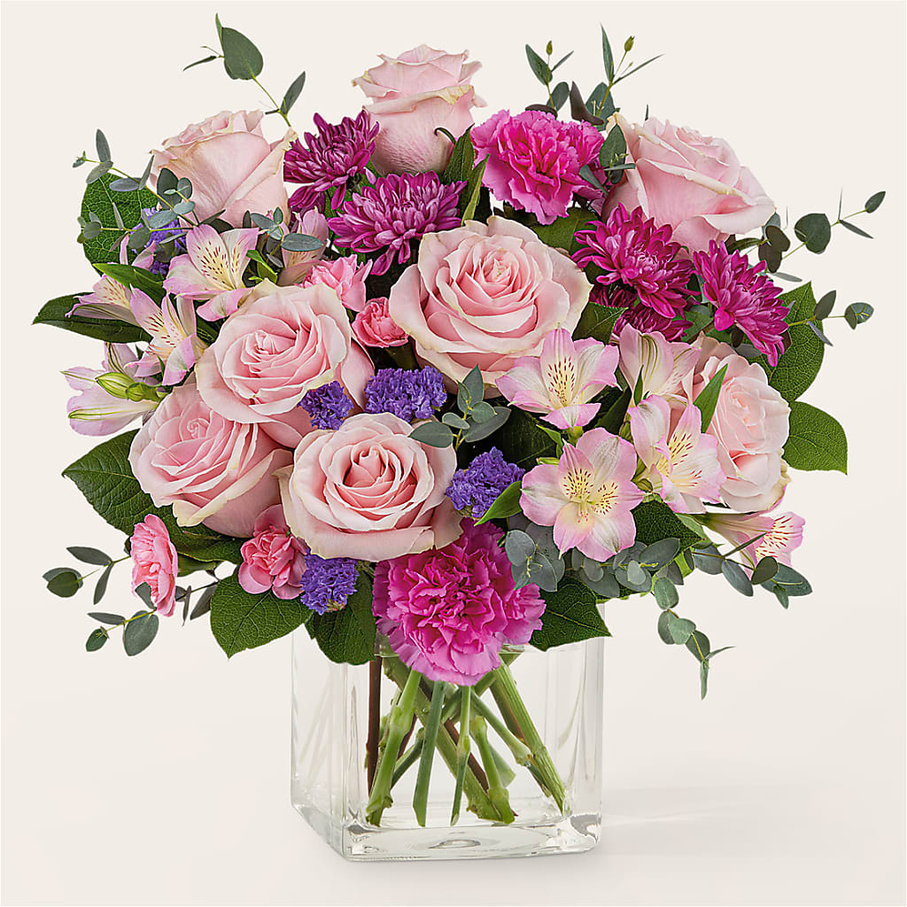 Rosy Radiance Bouquet – FELTY-ROLAND FLORIST & PLANT INC, Elizabethton TN