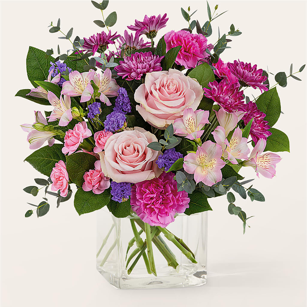Rosy Radiance Bouquet – FELTY-ROLAND FLORIST & PLANT INC, Elizabethton TN