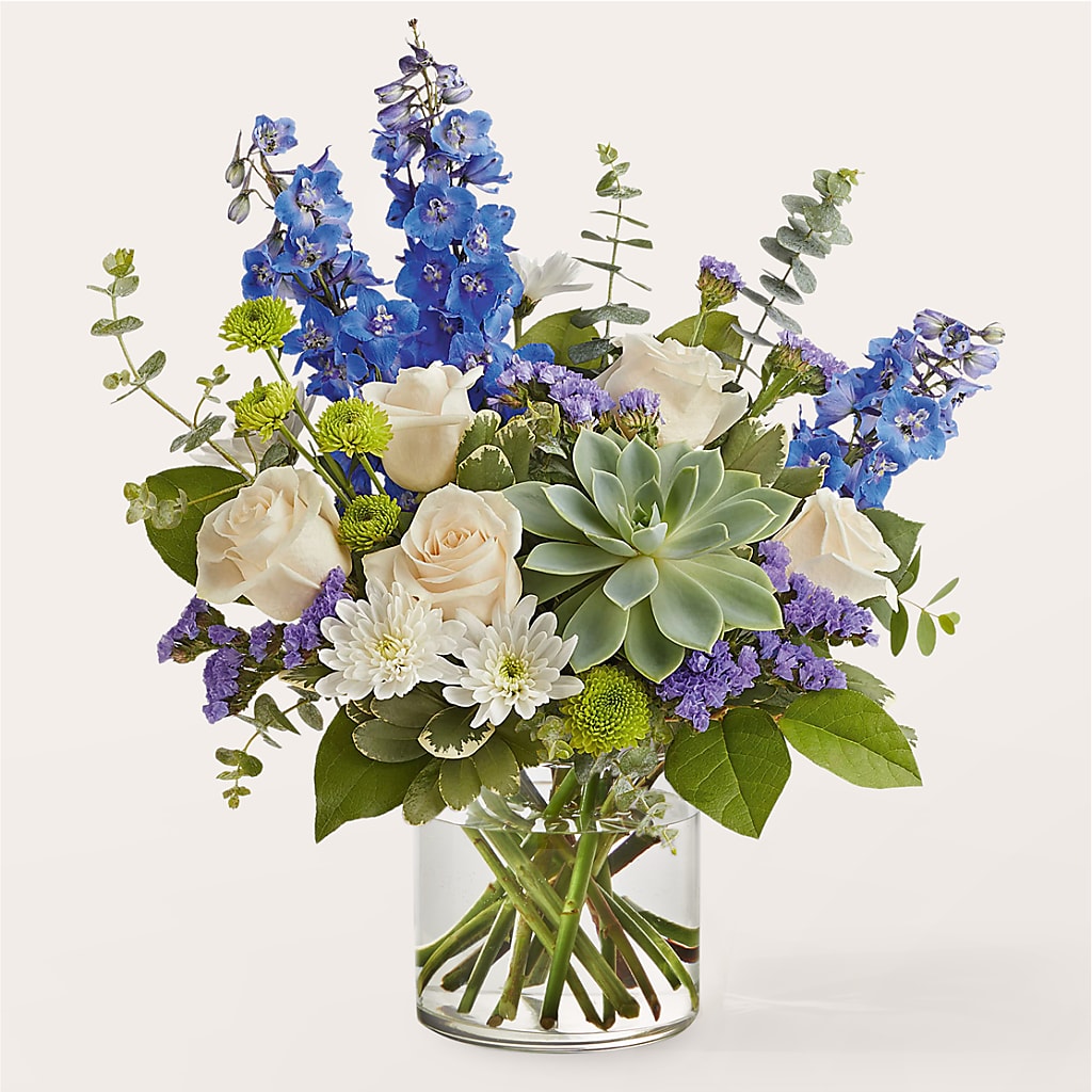 Cerulean Waves Bouquet – FELTY-ROLAND FLORIST & PLANT INC, Elizabethton TN