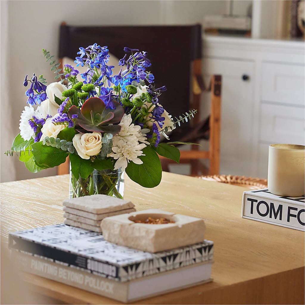 Cerulean Waves Bouquet – FELTY-ROLAND FLORIST & PLANT INC, Elizabethton TN