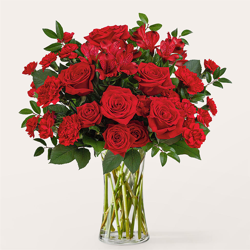 Brilliant Ruby Bouquet – FELTY-ROLAND FLORIST & PLANT INC, Elizabethton TN