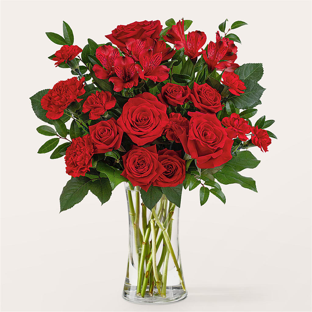 Brilliant Ruby Bouquet – FELTY-ROLAND FLORIST & PLANT INC, Elizabethton TN