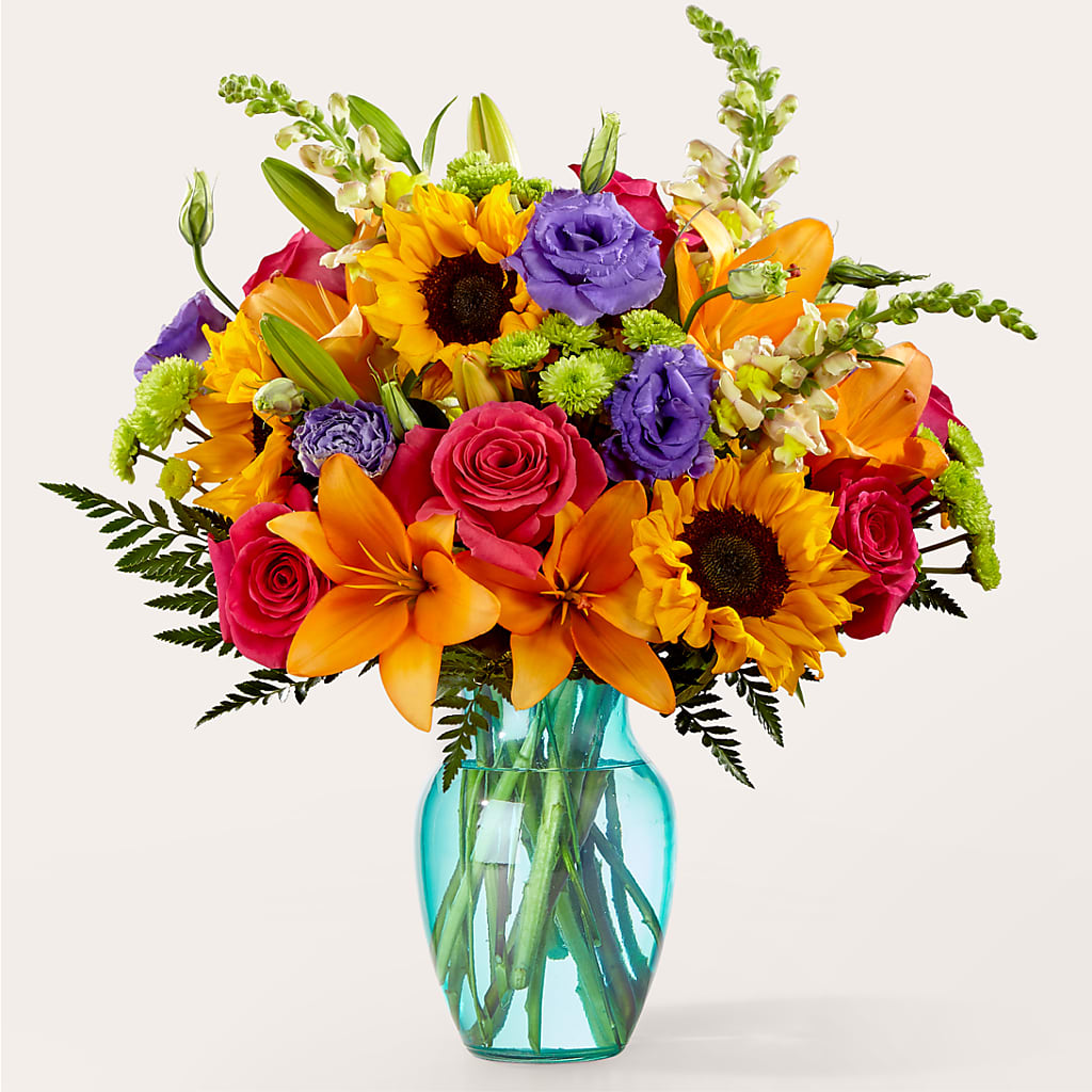 Double Rainbow Bouquet – FELTY-ROLAND FLORIST & PLANT INC, Elizabethton TN