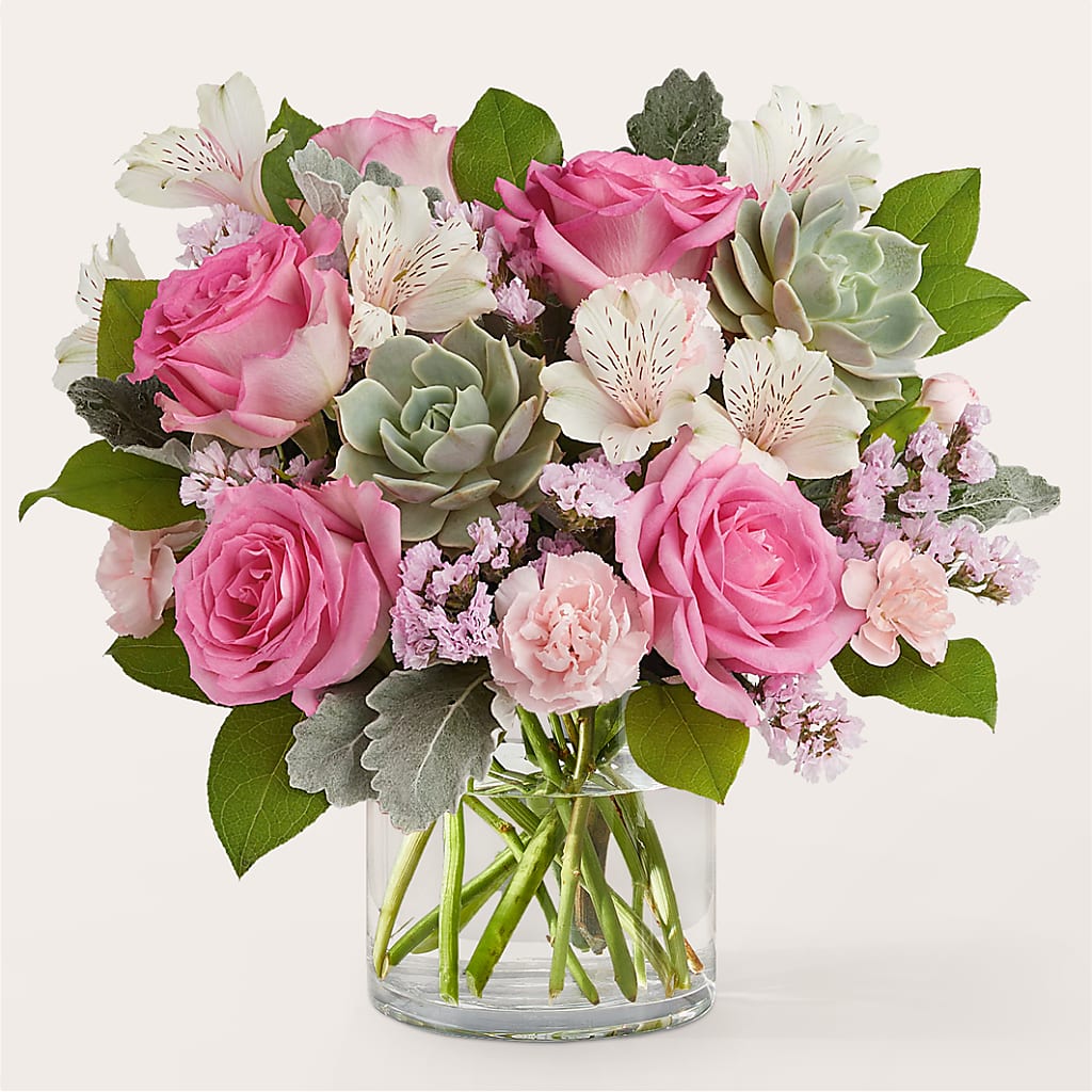 Dusty Rose Bouquet – FELTY-ROLAND FLORIST & PLANT INC, Elizabethton TN
