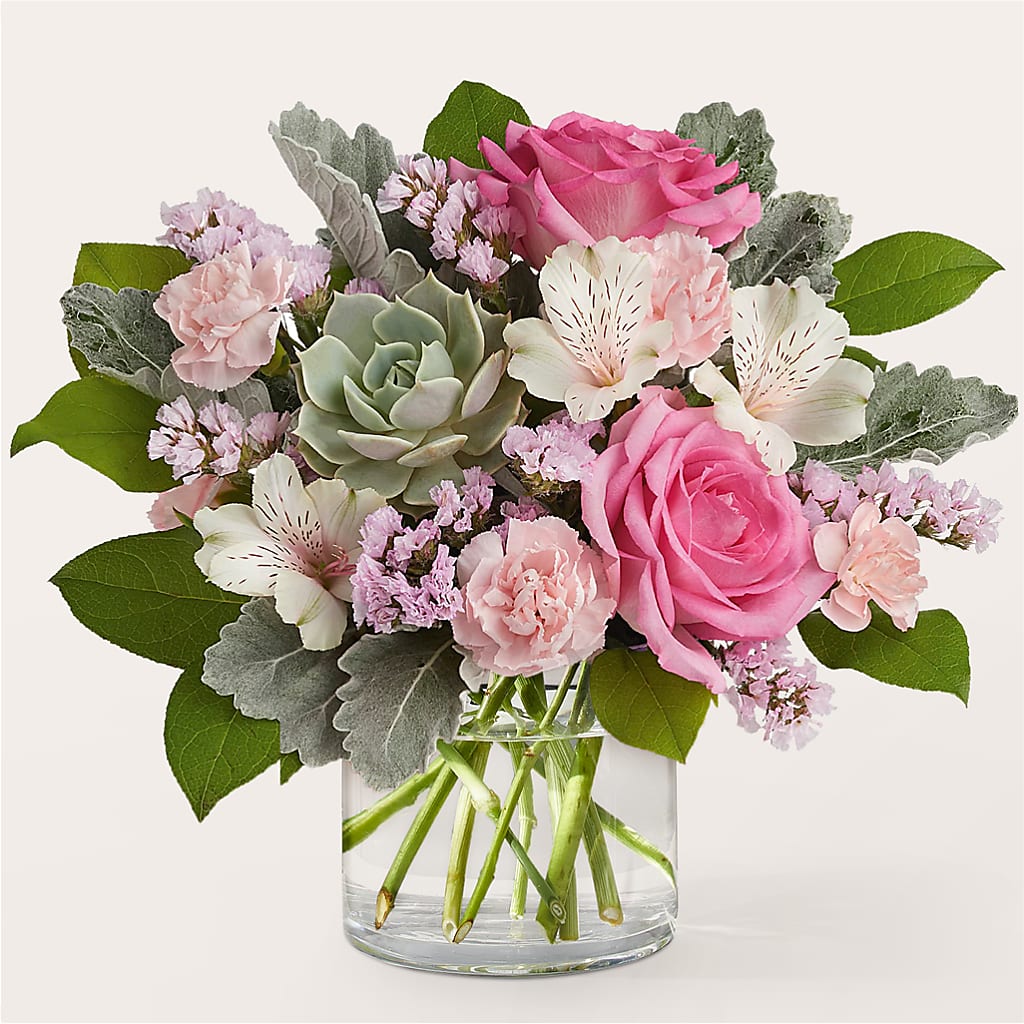 Dusty Rose Bouquet – FELTY-ROLAND FLORIST & PLANT INC, Elizabethton TN