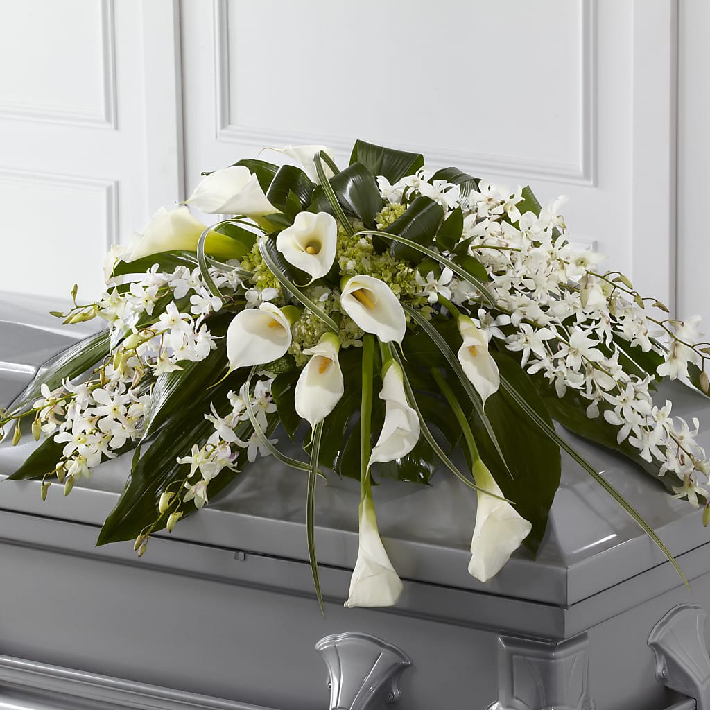 Angel Wings Casket Spray – FELTY-ROLAND FLORIST & PLANT INC, Elizabethton TN