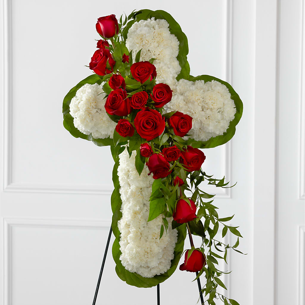 Floral Cross Easel – FELTY-ROLAND FLORIST & PLANT INC, Elizabethton TN