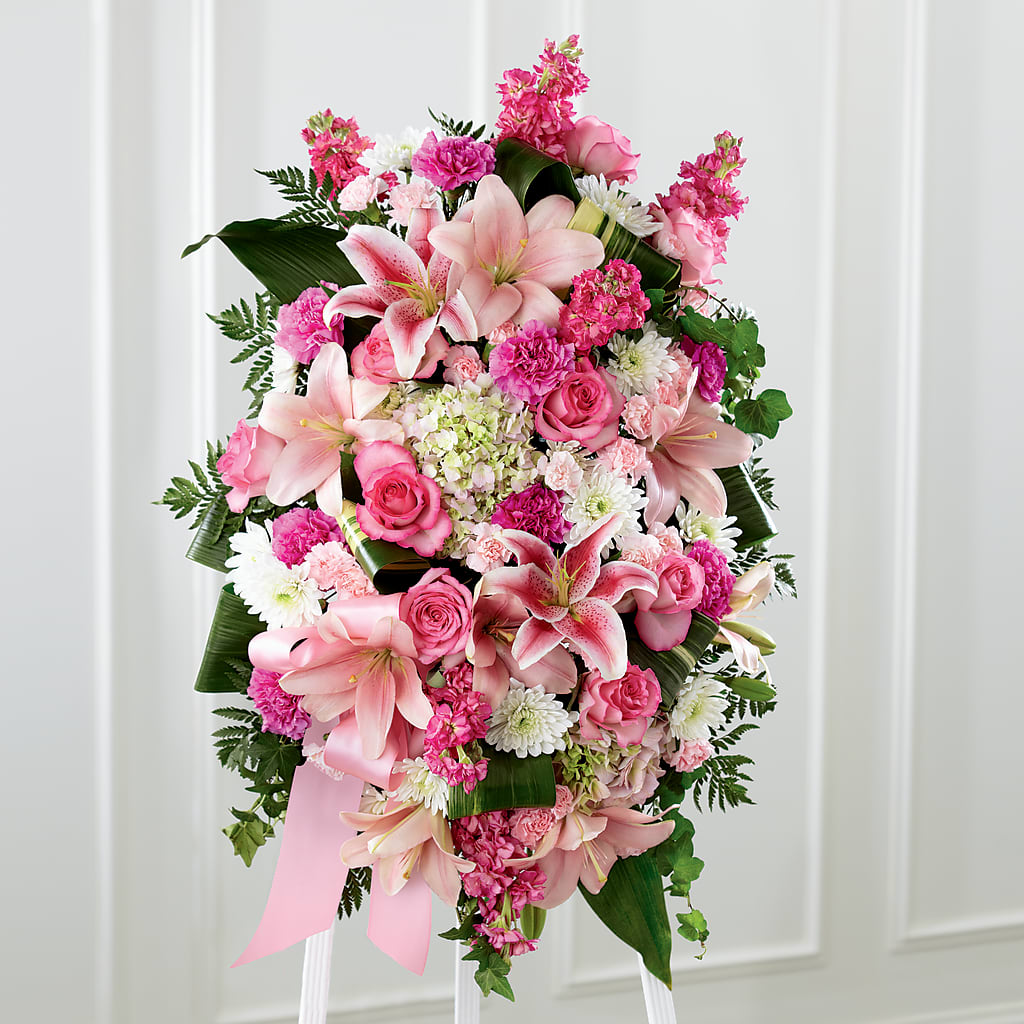 Comforting Standing Spray – FELTY-ROLAND FLORIST & PLANT INC, Elizabethton TN