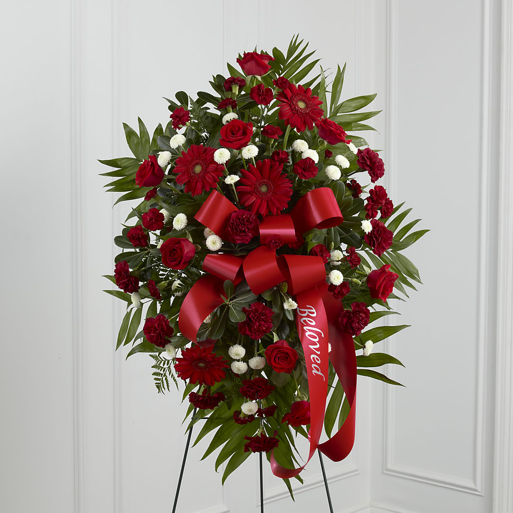 Treasured Memories Standing Spray – FELTY-ROLAND FLORIST & PLANT INC, Elizabethton TN
