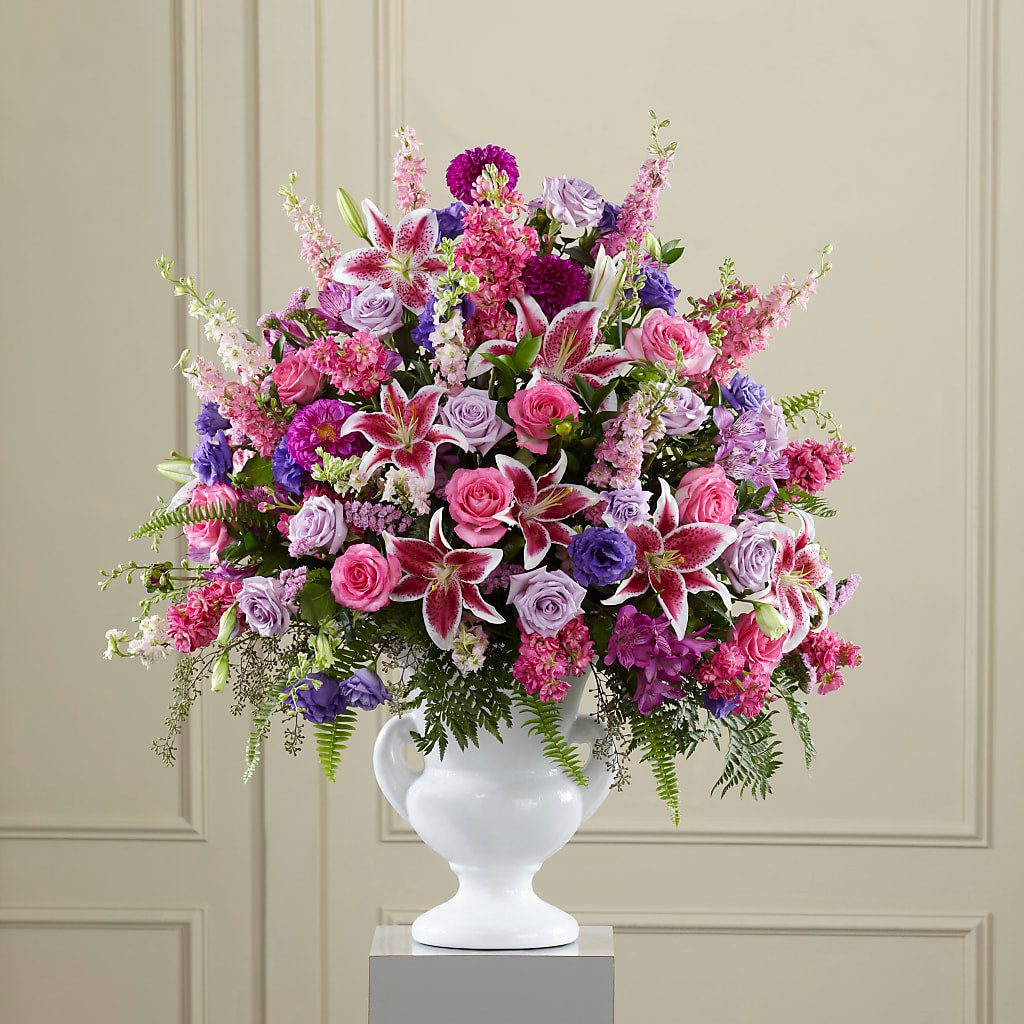 Peaceful Tribute Arrangement – FELTY-ROLAND FLORIST & PLANT INC, Elizabethton TN