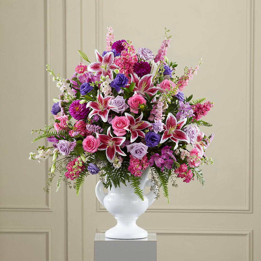 Peaceful Tribute Arrangement – FELTY-ROLAND FLORIST & PLANT INC, Elizabethton TN