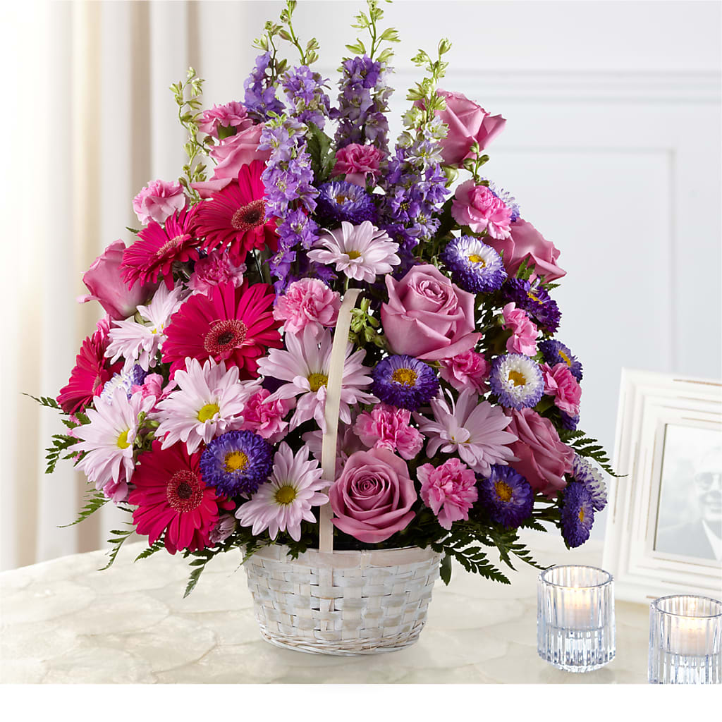 Pastel Peace Basket – FELTY-ROLAND FLORIST & PLANT INC, Elizabethton TN