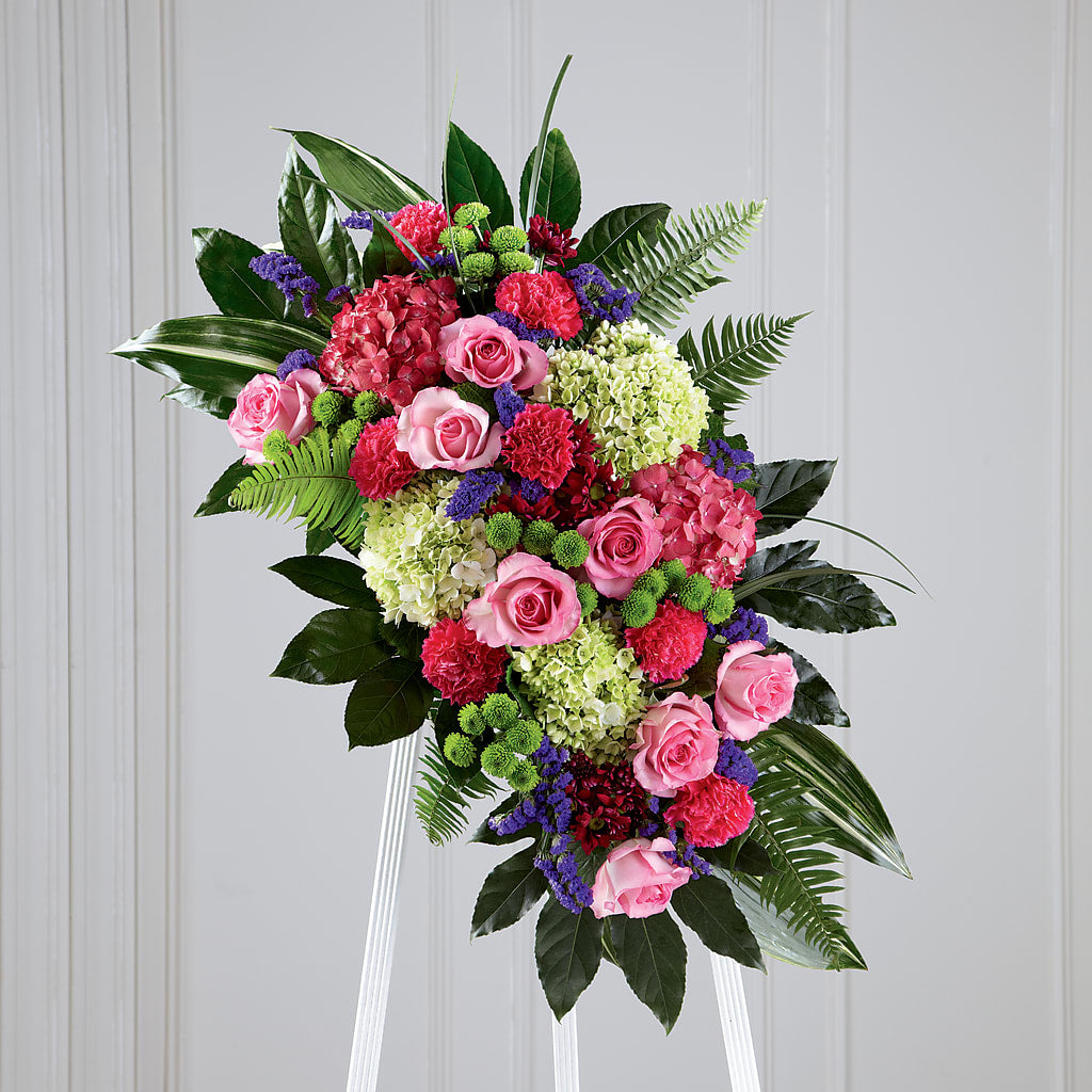 Refreshing Mix Standing Spray – FELTY-ROLAND FLORIST & PLANT INC, Elizabethton TN