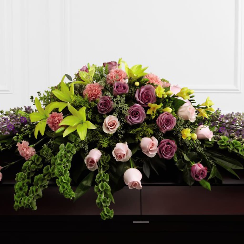 Forever Beloved Casket Spray – FELTY-ROLAND FLORIST & PLANT INC, Elizabethton TN