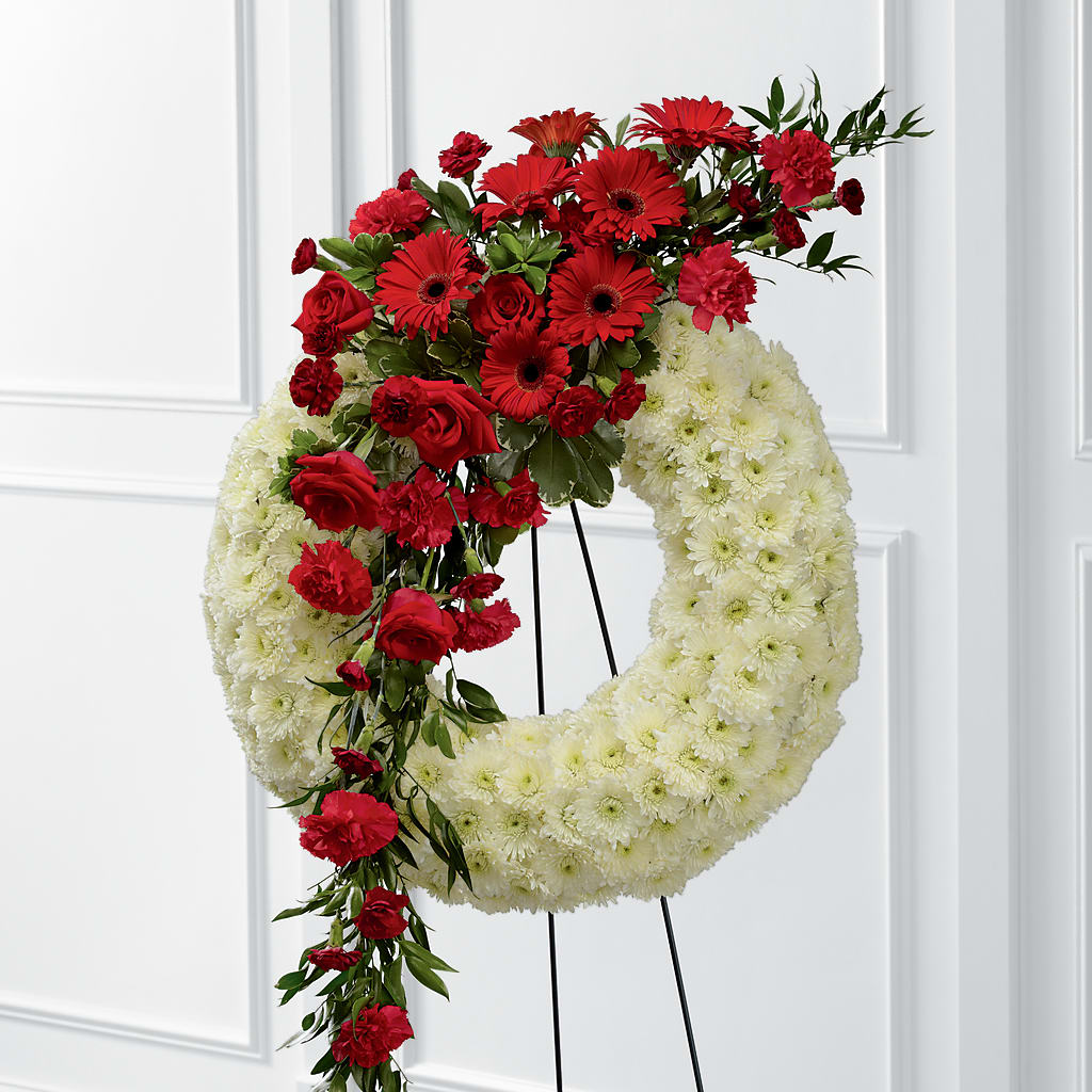 Graceful Tribute Wreath – FELTY-ROLAND FLORIST & PLANT INC, Elizabethton TN