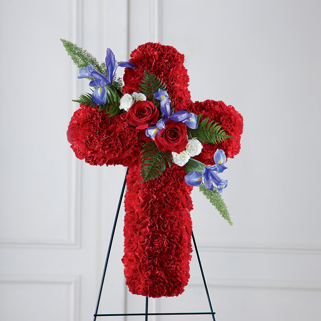 Faithful Hero Floral Cross – FELTY-ROLAND FLORIST & PLANT INC, Elizabethton TN