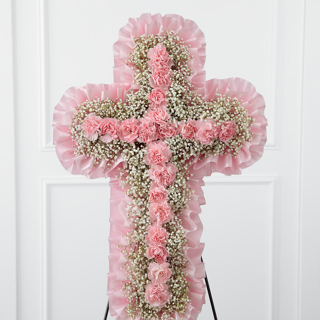 Angel's Cross Easel – FELTY-ROLAND FLORIST & PLANT INC, Elizabethton TN
