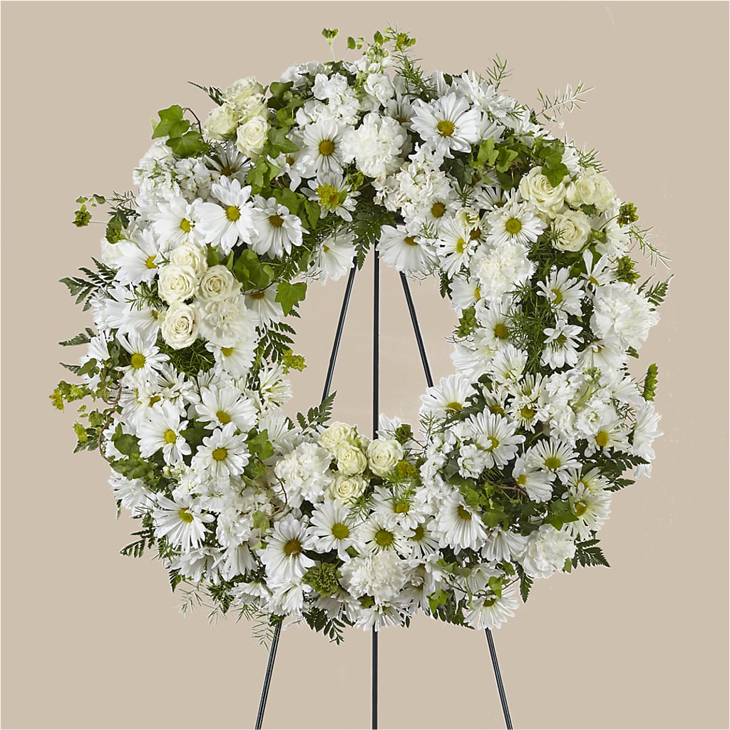 Faithful Wishes Wreath – FELTY-ROLAND FLORIST & PLANT INC, Elizabethton TN