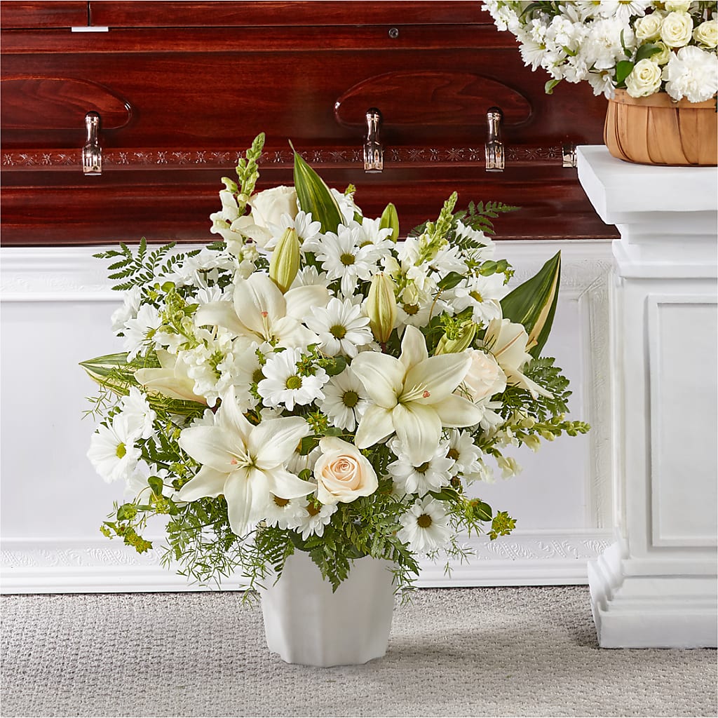 Thoughts of Tranquility Floor Basket – FELTY-ROLAND FLORIST & PLANT INC, Elizabethton TN