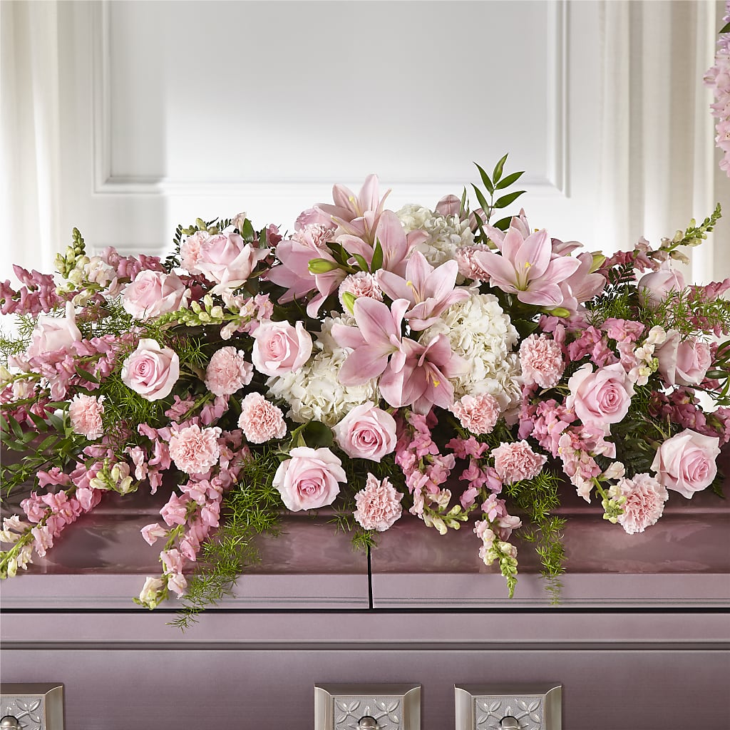 Life & Remembrance Casket Spray – FELTY-ROLAND FLORIST & PLANT INC, Elizabethton TN