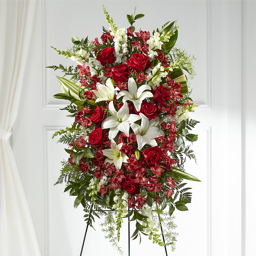 Everlasting Memory Standing Spray – FELTY-ROLAND FLORIST & PLANT INC, Elizabethton TN