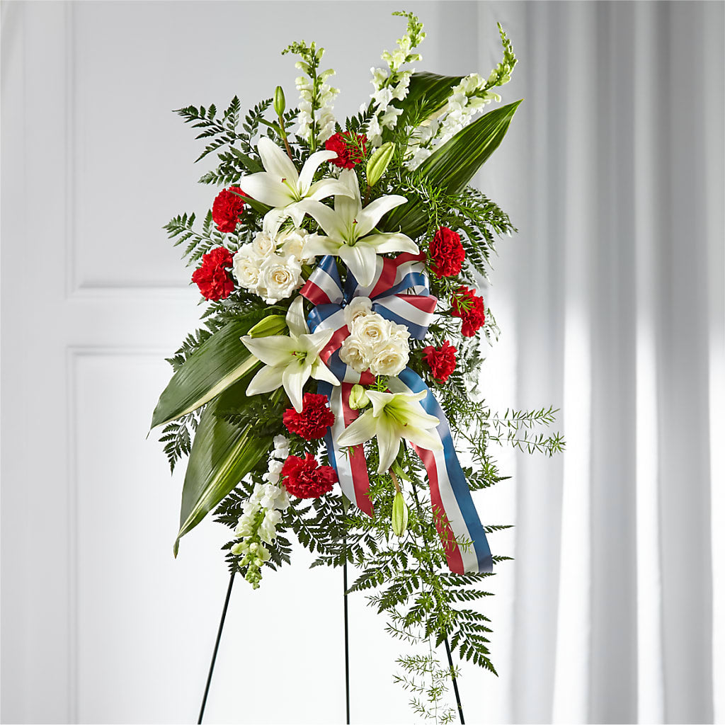Stars of Life Standing Spray – FELTY-ROLAND FLORIST & PLANT INC, Elizabethton TN