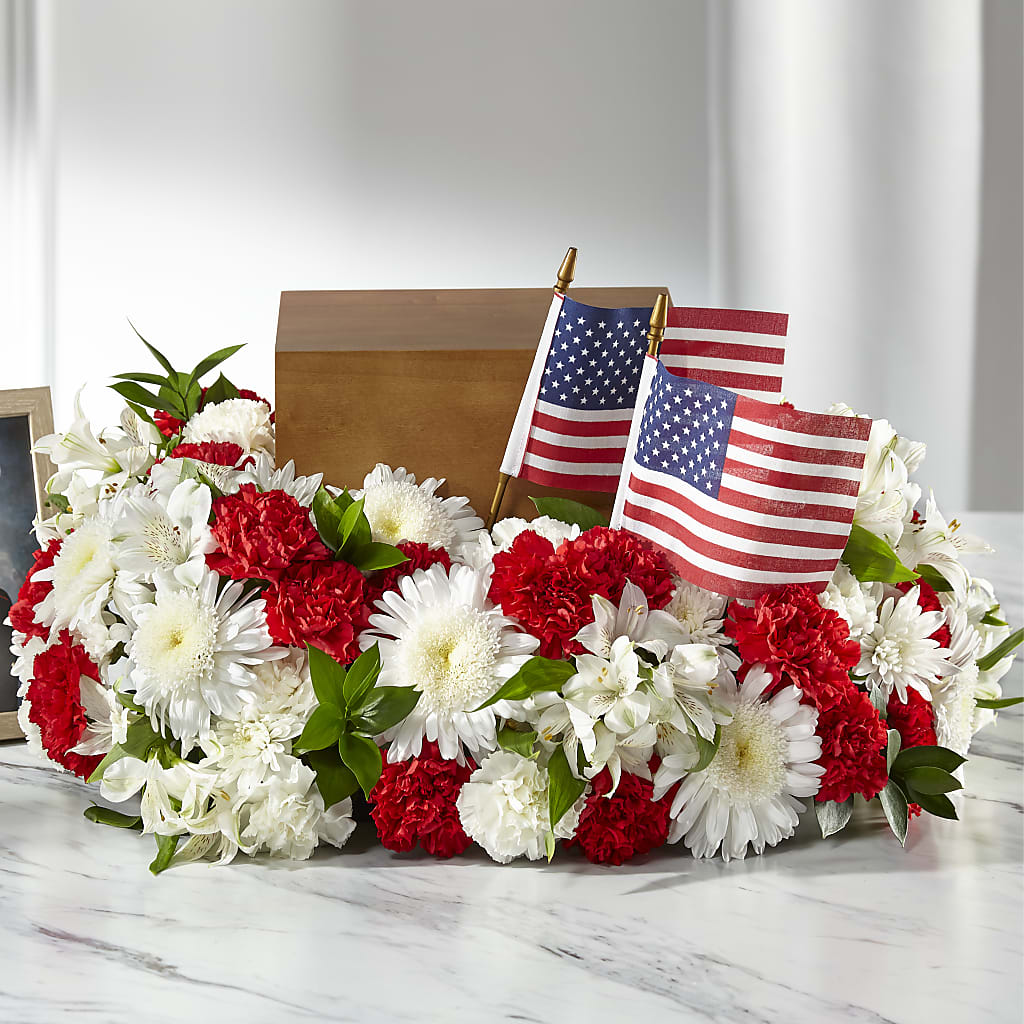 Spirit of Patriotism Cremation Adornment – FELTY-ROLAND FLORIST & PLANT INC, Elizabethton TN