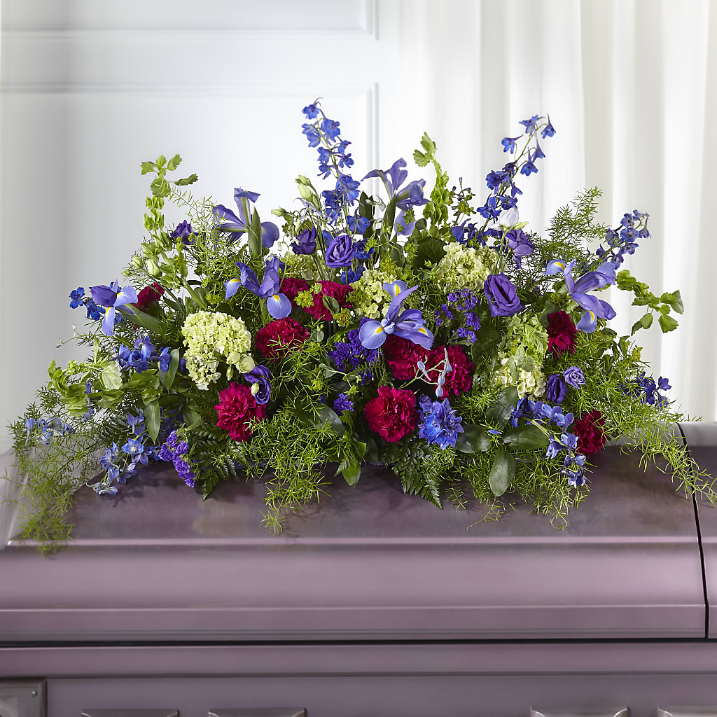 Always Treasured Casket Spray – FELTY-ROLAND FLORIST & PLANT INC, Elizabethton TN