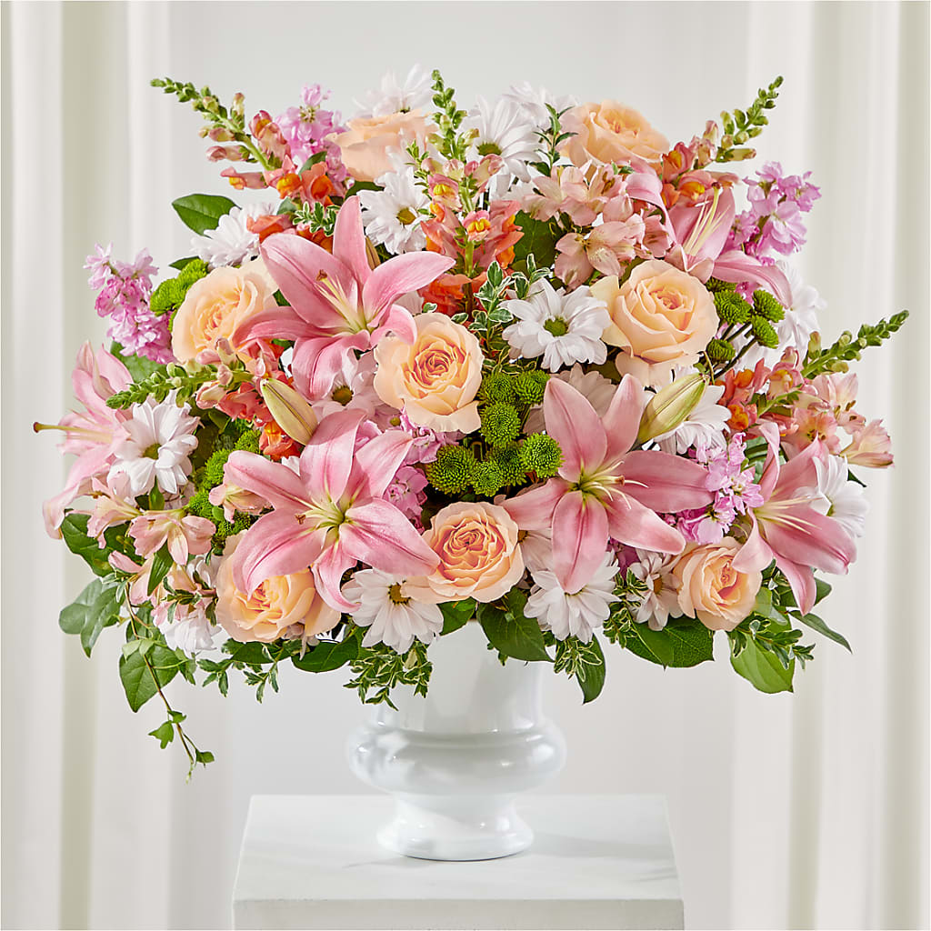 Heartfelt Gesture Urn Arrangement – FELTY-ROLAND FLORIST & PLANT INC, Elizabethton TN