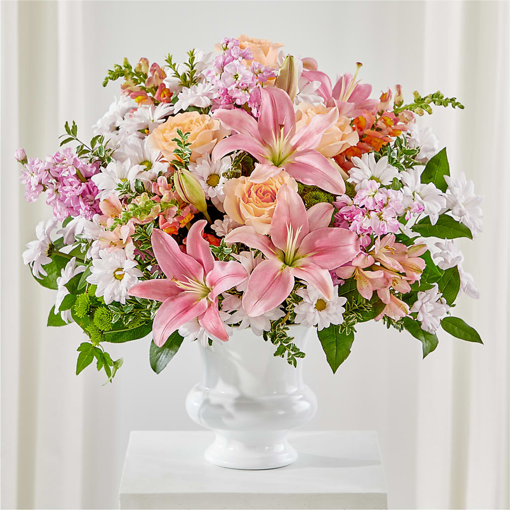 Heartfelt Gesture Urn Arrangement – FELTY-ROLAND FLORIST & PLANT INC, Elizabethton TN