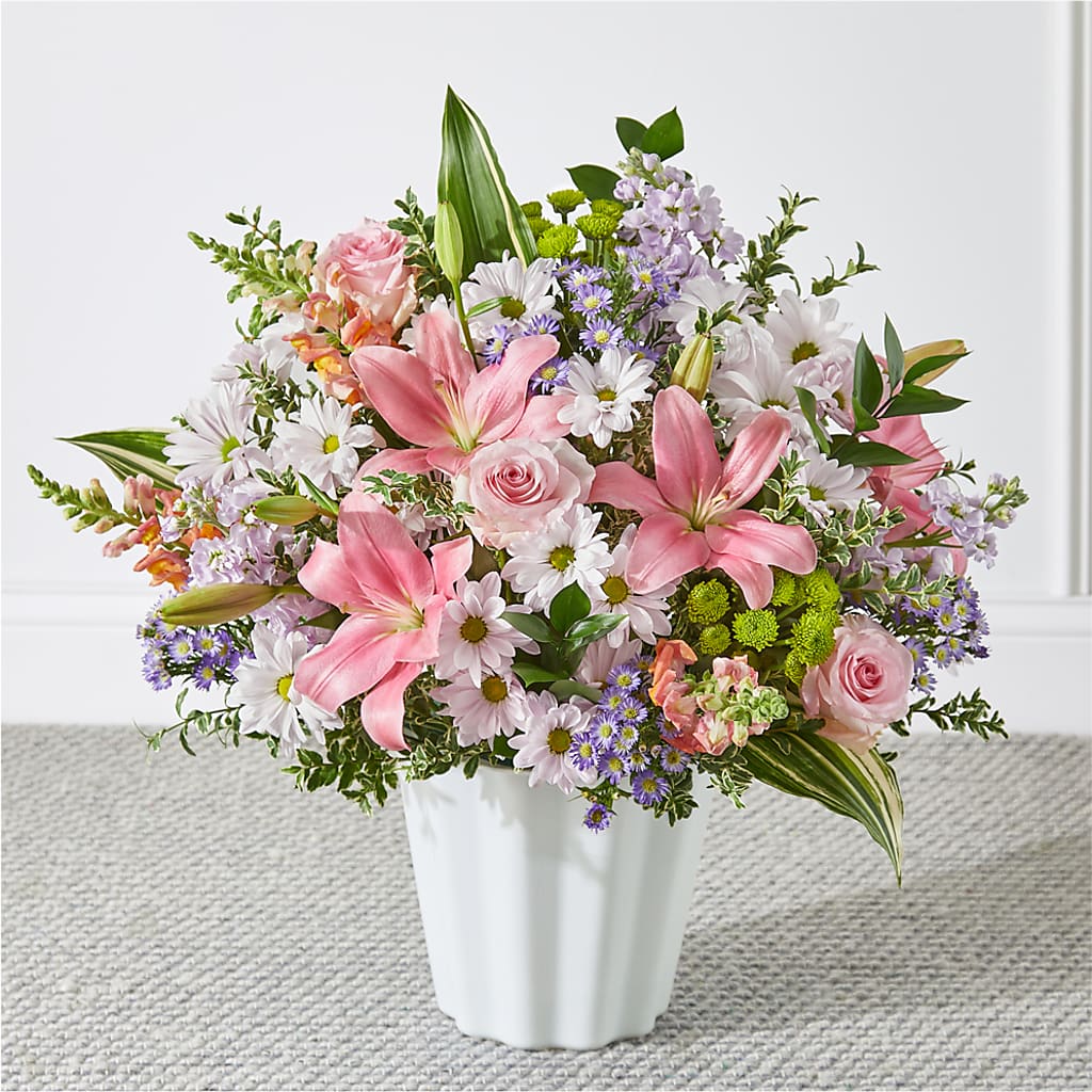Abundant Compassion Floor Basket – FELTY-ROLAND FLORIST & PLANT INC, Elizabethton TN