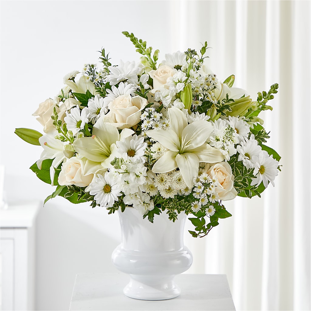 Uplifting Urn Arrangement – FELTY-ROLAND FLORIST & PLANT INC, Elizabethton TN