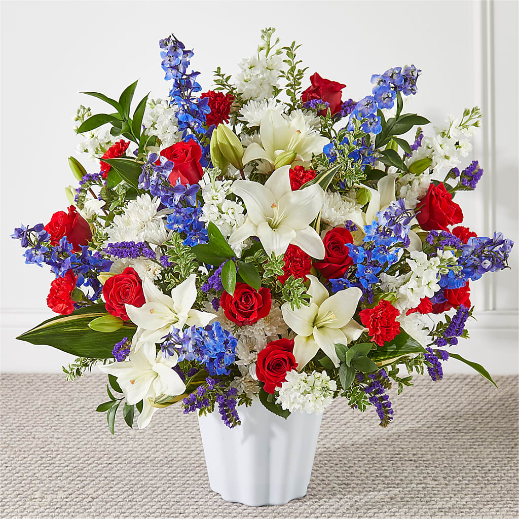 Consoled Floor Basket – FELTY-ROLAND FLORIST & PLANT INC, Elizabethton TN