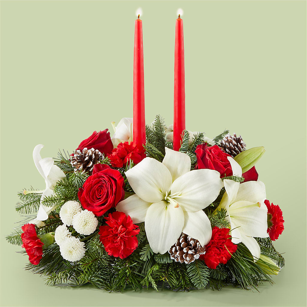 Seasonal Festivities Centerpiece – FELTY-ROLAND FLORIST & PLANT INC, Elizabethton TN