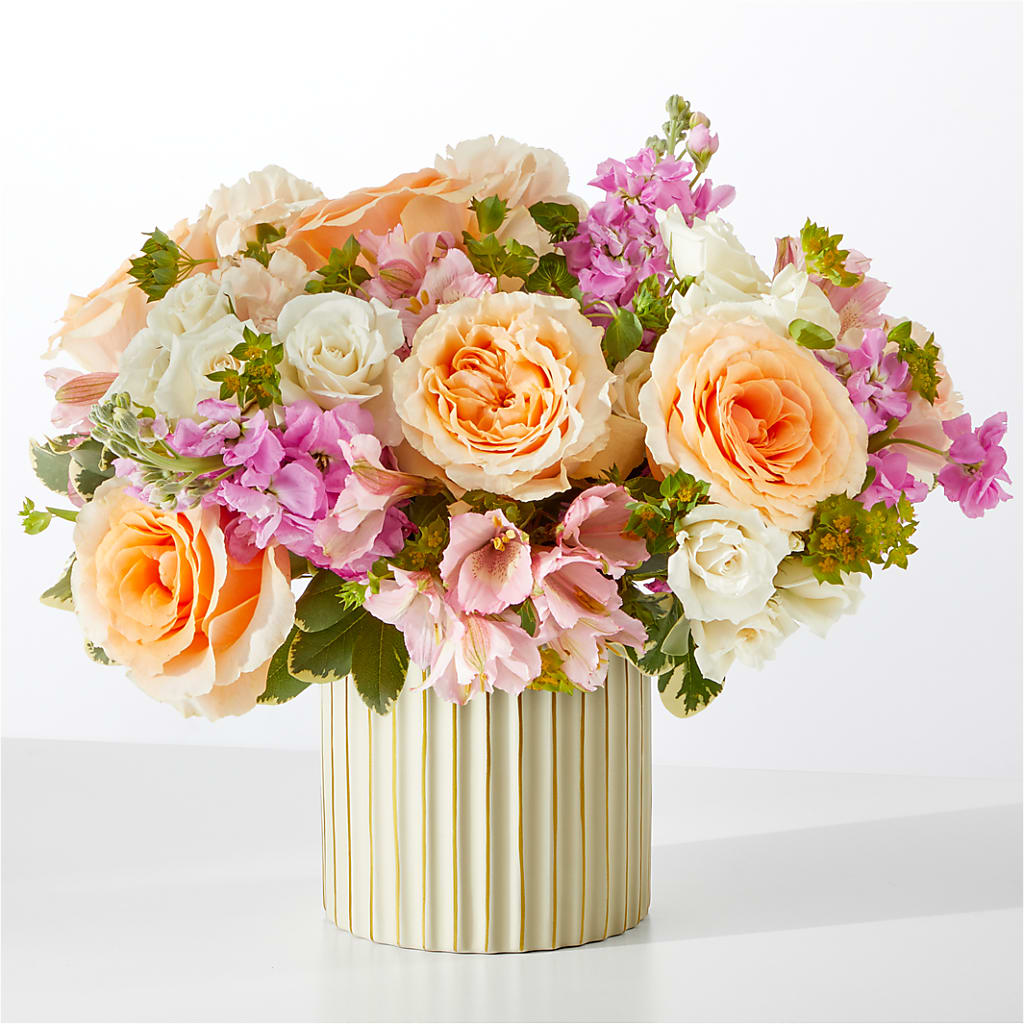 Paradise Bouquet with Ivory Vase – FELTY-ROLAND FLORIST & PLANT INC, Elizabethton TN