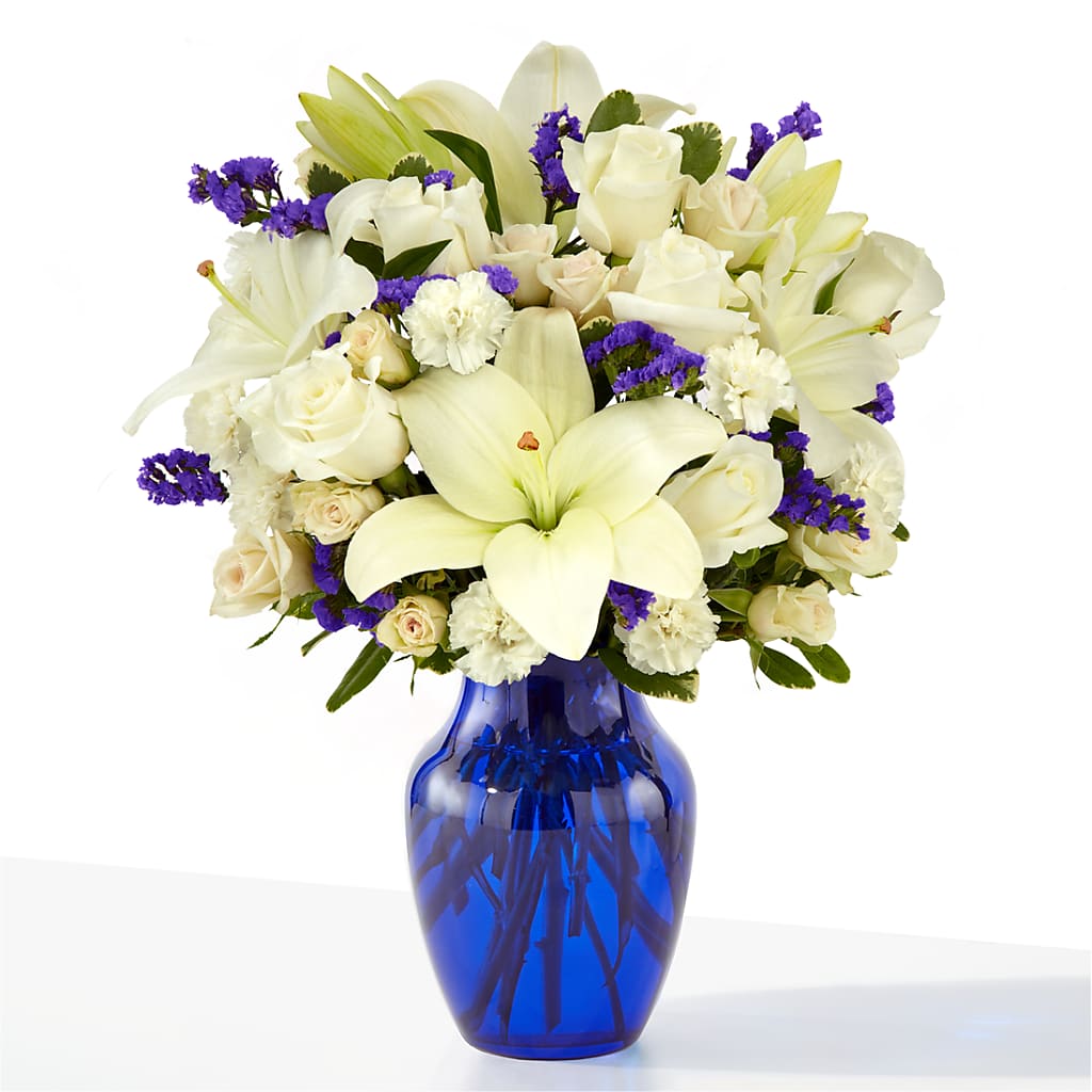Sapphire Rush Bouquet – FELTY-ROLAND FLORIST & PLANT INC, Elizabethton TN