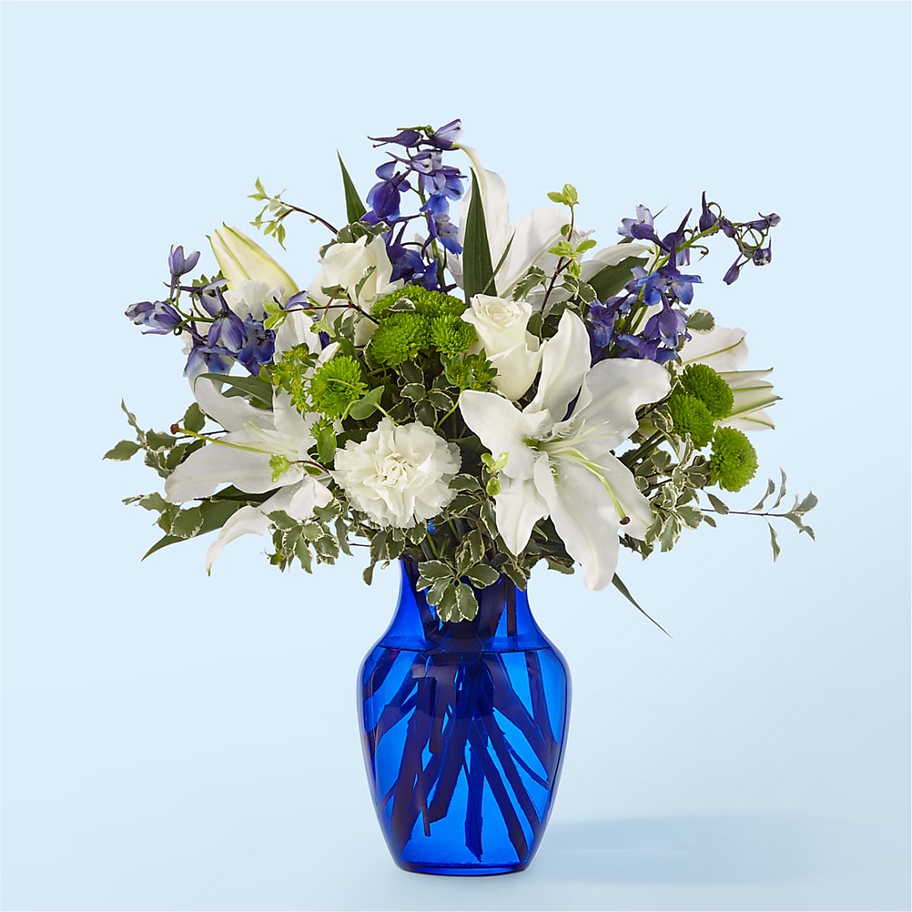 Santorini Bouquet – FELTY-ROLAND FLORIST & PLANT INC, Elizabethton TN