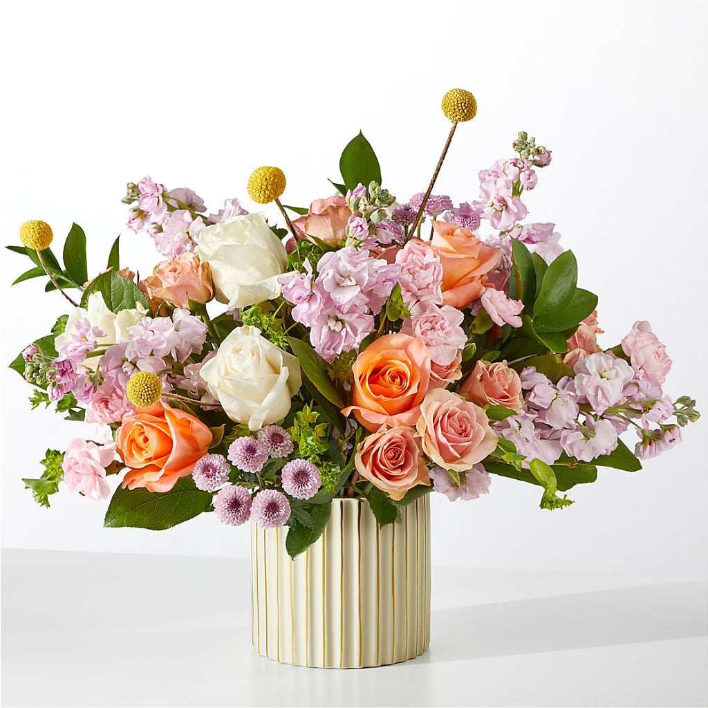 French Market Bouquet with Ivory Vase – FELTY-ROLAND FLORIST & PLANT INC, Elizabethton TN