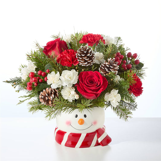 Jolly Snowman Bouquet – FELTY-ROLAND FLORIST & PLANT INC, Elizabethton TN
