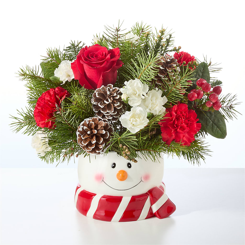 Jolly Snowman Bouquet – FELTY-ROLAND FLORIST & PLANT INC, Elizabethton TN