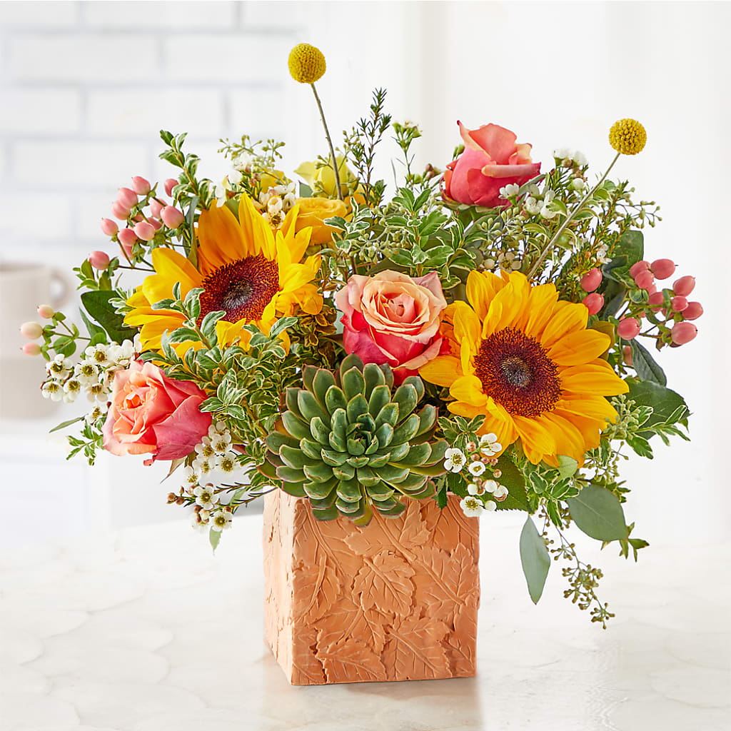 Sunflower Season Bouquet – FELTY-ROLAND FLORIST & PLANT INC, Elizabethton TN