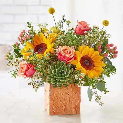 Sunflower Season Bouquet – FELTY-ROLAND FLORIST & PLANT INC, Elizabethton TN