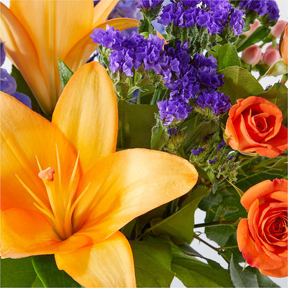 Radiant Citrus Bouquet – FELTY-ROLAND FLORIST & PLANT INC, Elizabethton TN