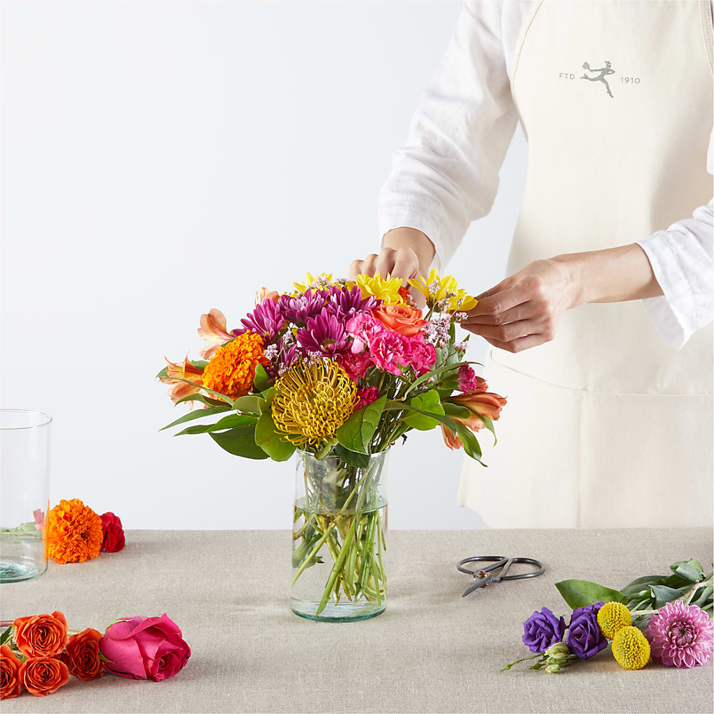 Feast of Color – A Florist Original – FELTY-ROLAND FLORIST & PLANT INC, Elizabethton TN