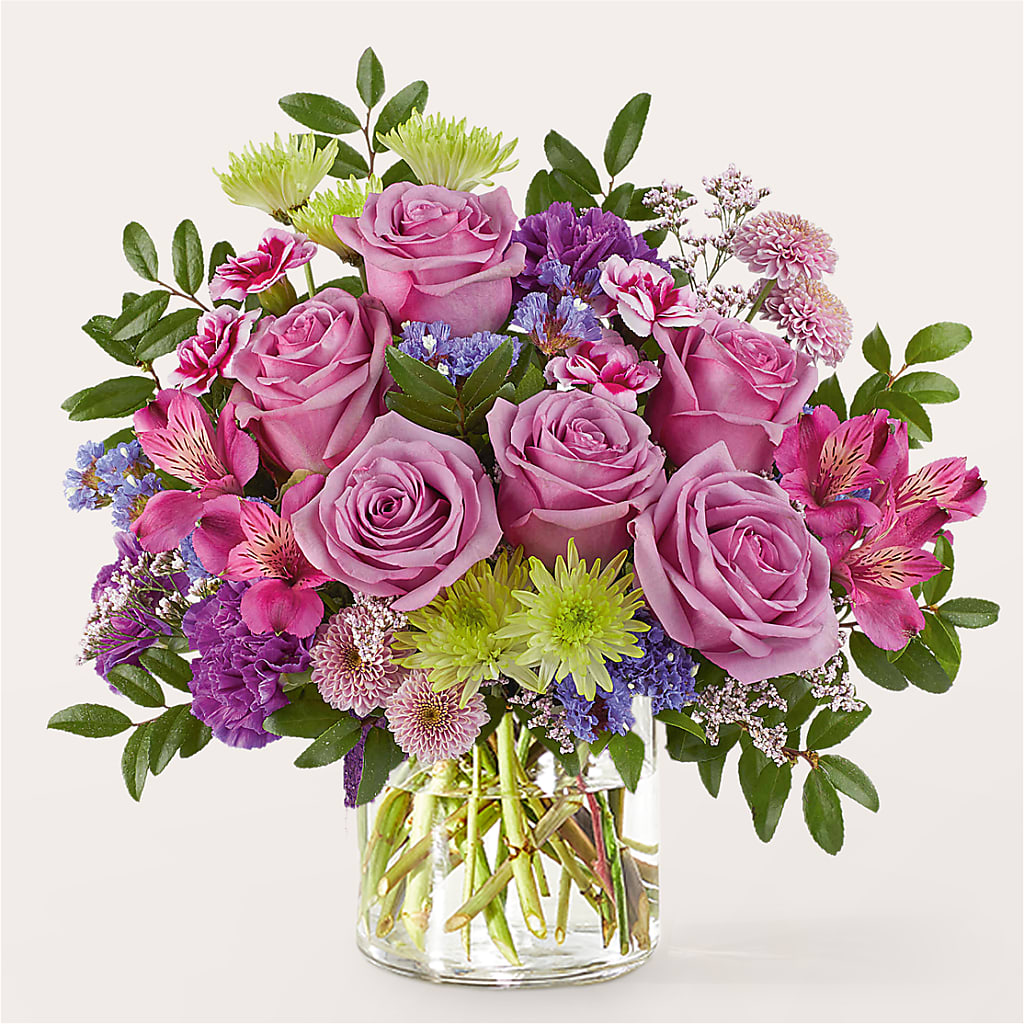 Glass Half Full Bouquet – FELTY-ROLAND FLORIST & PLANT INC, Elizabethton TN