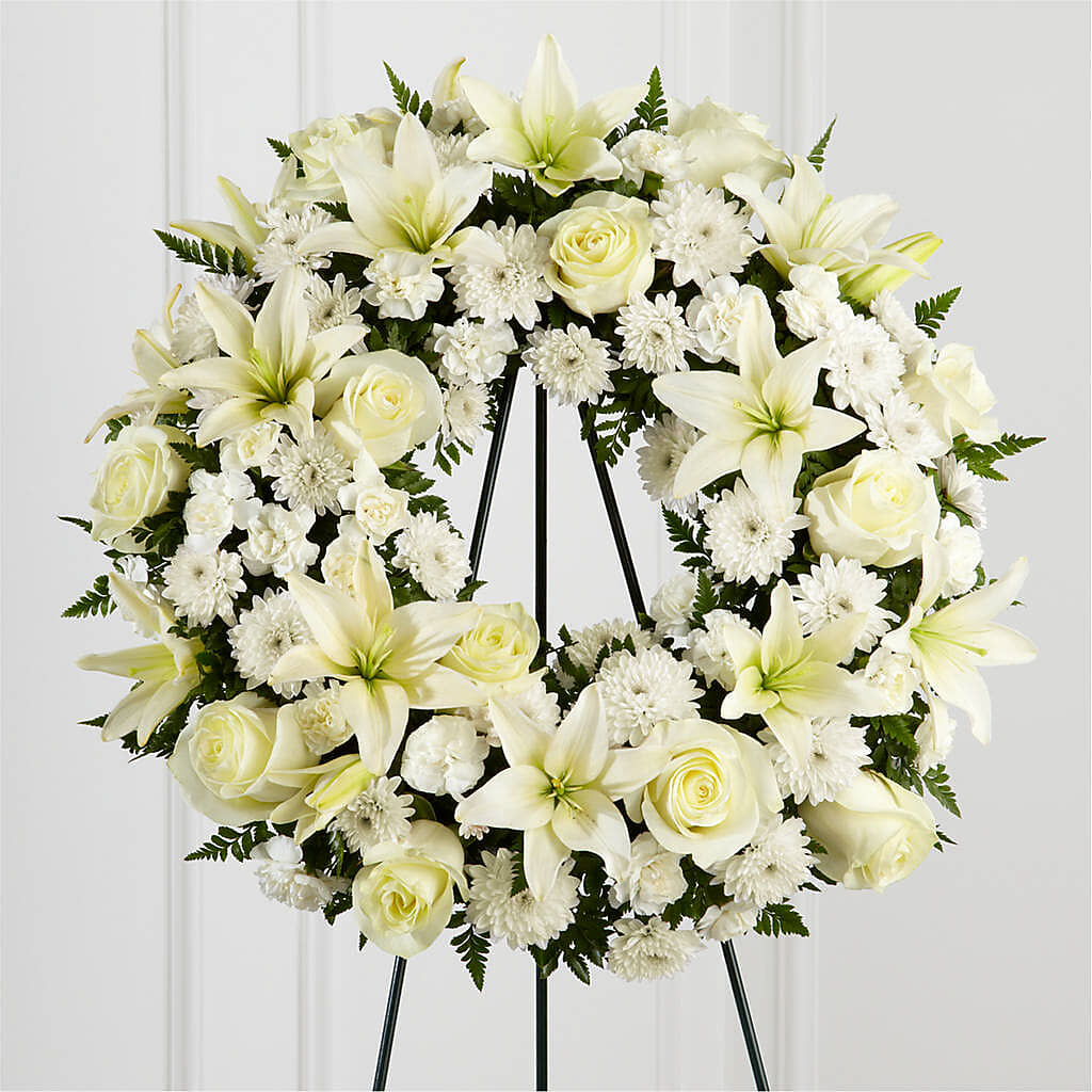 Treasured Tribute Wreath – FELTY-ROLAND FLORIST & PLANT INC, Elizabethton TN