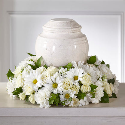 Ivory Gardens Cremation Adornment – FELTY-ROLAND FLORIST & PLANT INC, Elizabethton TN