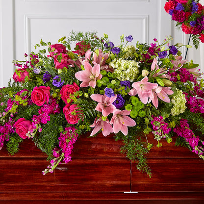 Radiant Tribute Casket Spray – FELTY-ROLAND FLORIST & PLANT INC, Elizabethton TN