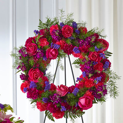 Calming Colors Wreath – FELTY-ROLAND FLORIST & PLANT INC, Elizabethton TN